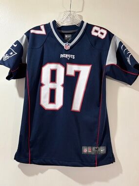 Nike NFL On Field New England Patriots Gronkowski # 87 Jersey Youth Sz Medium
